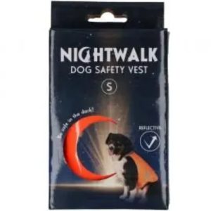Nightwalk Dog Safety Vest Orange S