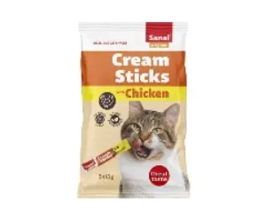 Sanal cream sticks kattensnacks met kip