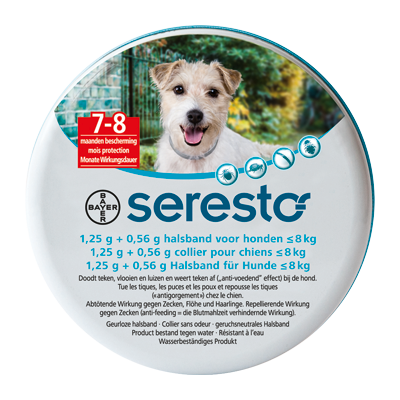seresto band hond tot 8 kg