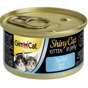 GimCat ShinyCat Jelly Kitten Tonijn 70 gr 24x