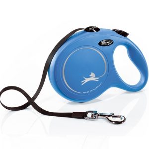 Flexi Rollijn Classic Tape L Blauw 8 meter