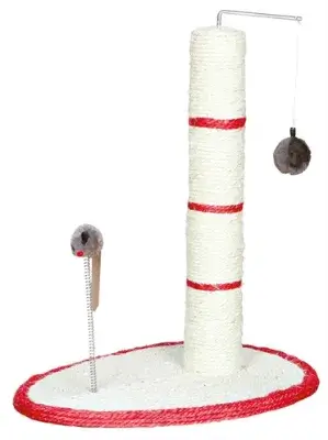 Trixie katten krabpaal creme / rood assorti