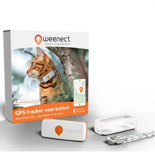 Weenect GPS Tracker Kat Wit