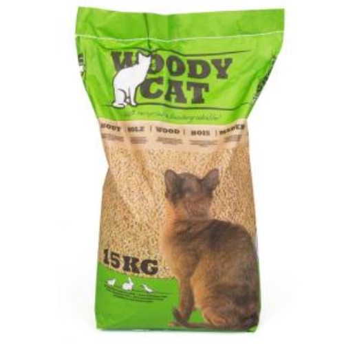 Woody Cat Houtkorrel 25 liter