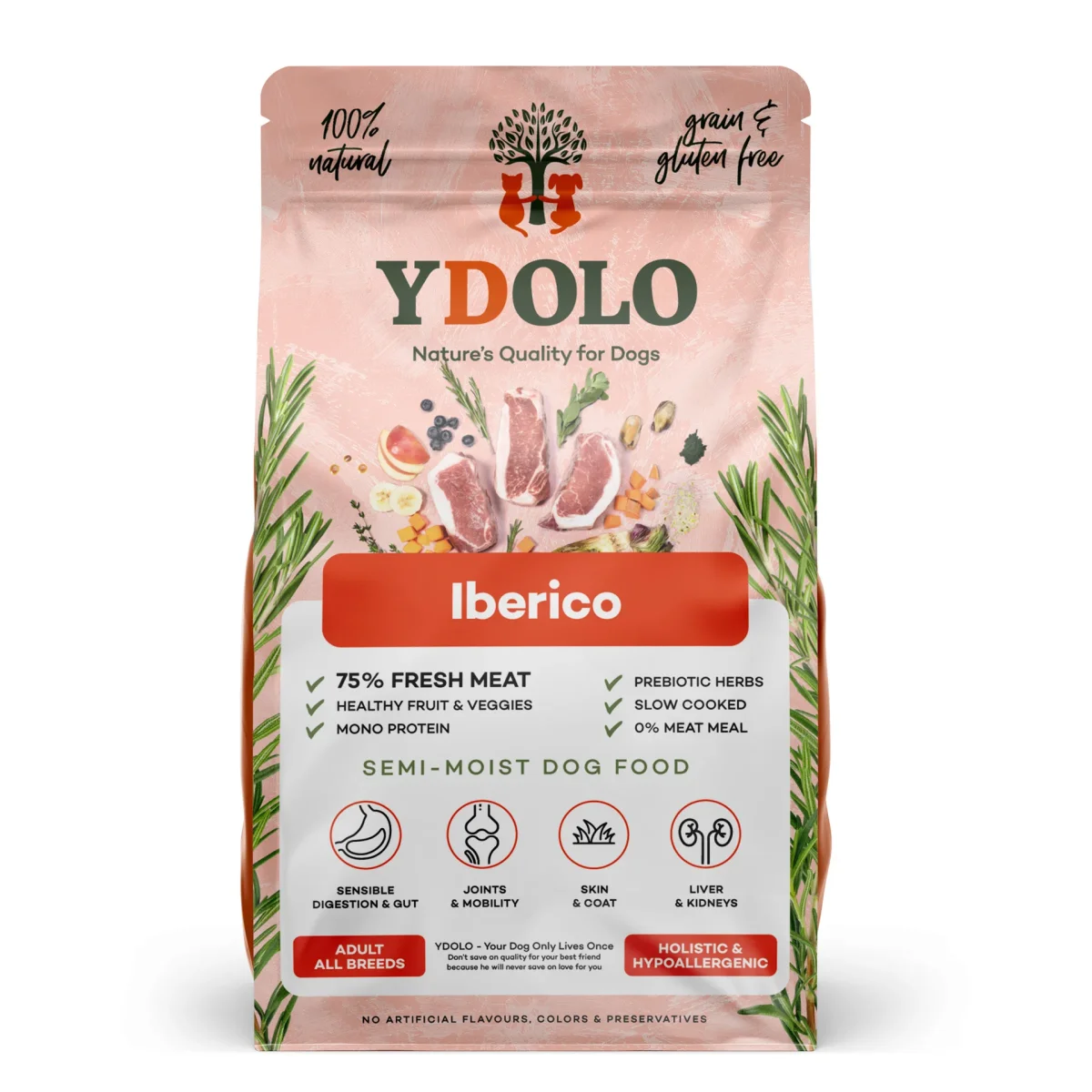 YDOLO Semi Moist – Iberico Varken
